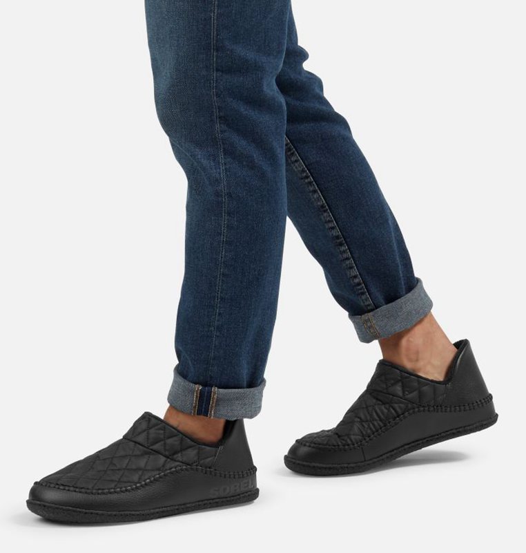 Mens Slippers Black - Sorel Manawan™ II - 468-RAVXWB